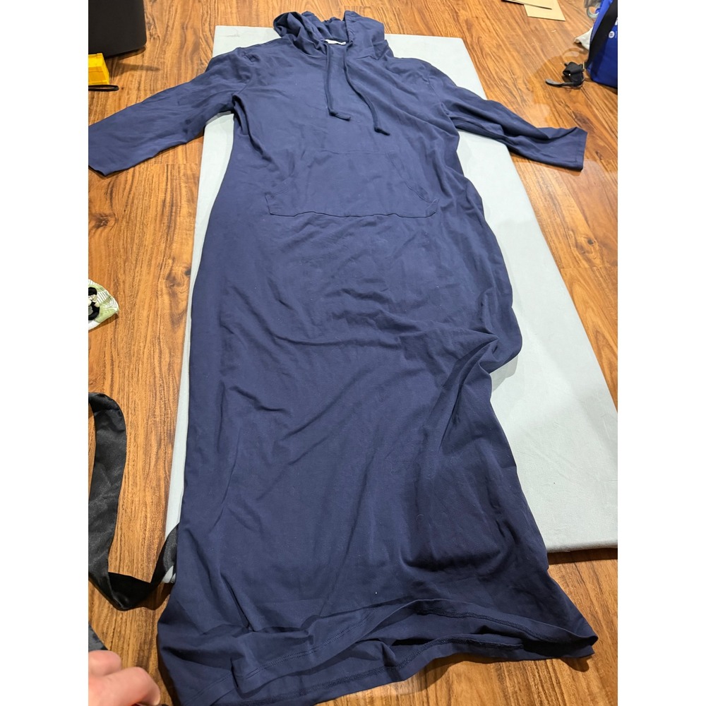 Casual Women Missky Hooded Maxi Dress 2XL Navy Blue
